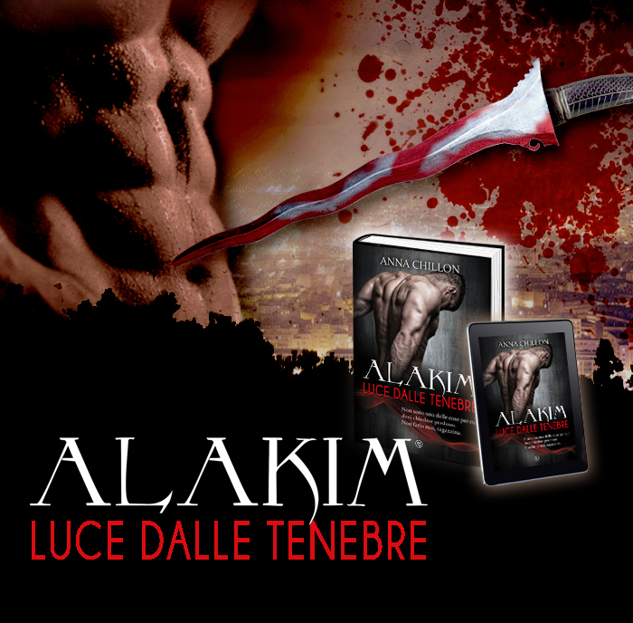 Il torace nudo e muscoloso di Alakim, il suo kriss imbrattato di sangue su una Marsiglia illuminata di notte